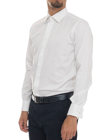 Camicia classica da uomo Bianco Carrel Uomo