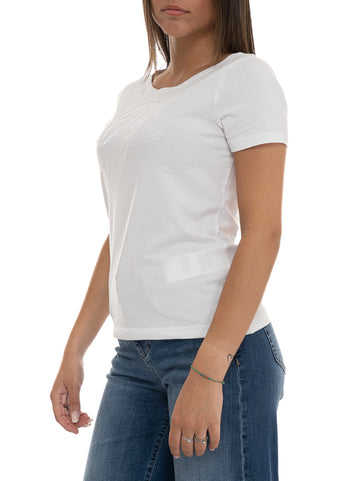 T-shirt Bianco EA7 Donna