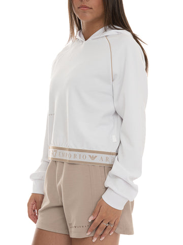 Sweatshirt White EA7 Woman