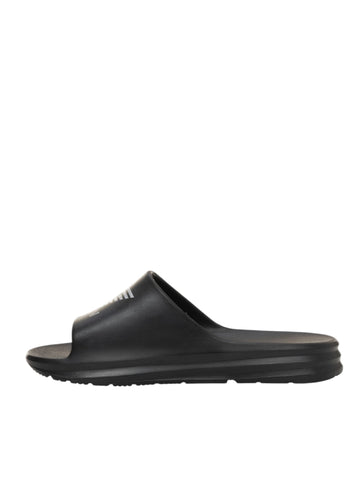 EA7 Men's Black Slippers