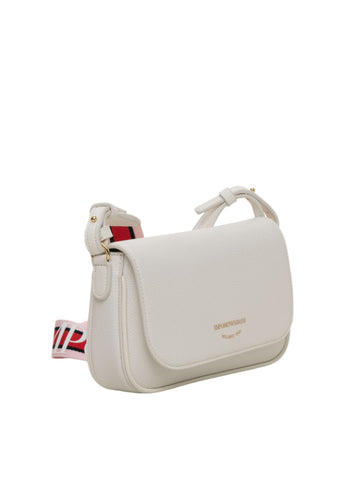 Borsa piccola con tracolla Bianco Emporio Armani Donna