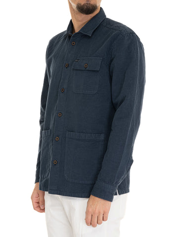 Fay Men's Blue Saharan Jacket
