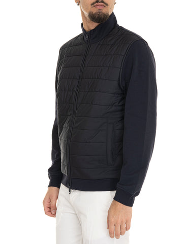 Fay Men's Blue Nylon Bomber