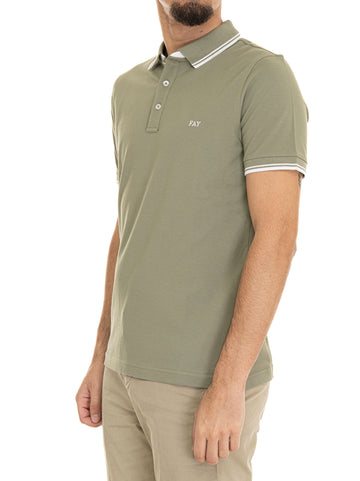 Polo manica corta Verde Fay Uomo