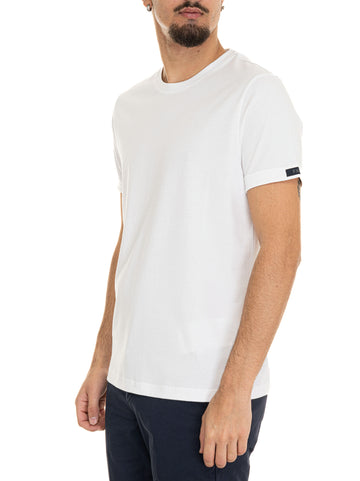 Half-sleeved crew-neck T-shirt White Fay Man