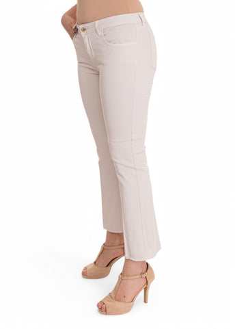 Jeans 5 tasche Beige Fay Donna