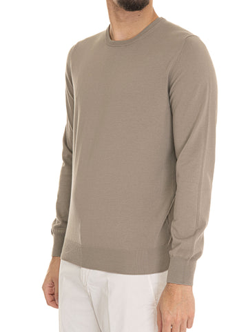 Maglia girocollo Taupe Gran Sasso Uomo