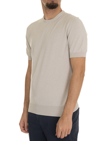 Maglia girocollo Beige Gran Sasso Uomo