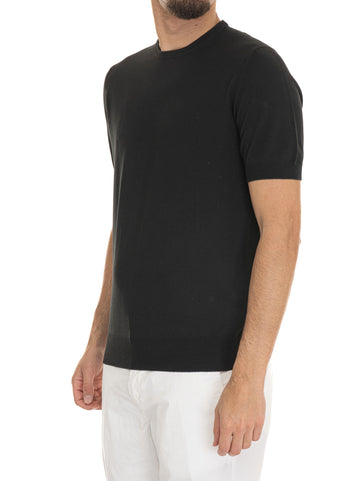Maglia girocollo Nero Gran Sasso Uomo