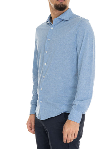 Long Sleeve Shirt Light Blue Gran Sasso Men
