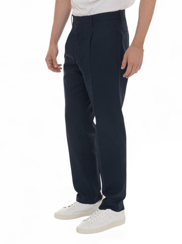 Pantalone modello chino BATAVIACREPE Blu Hindustrie Uomo