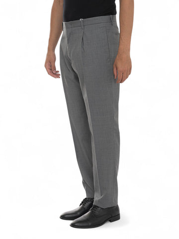 Pantalone modello chino TROPICALEXTRAFINE Grigio medio Hindustrie Uomo