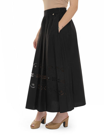 Liu Jo Women's Black Long Skirt