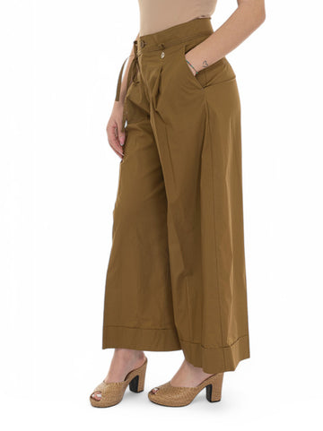 Pantalone cropped Tabacco Liu Jo Donna