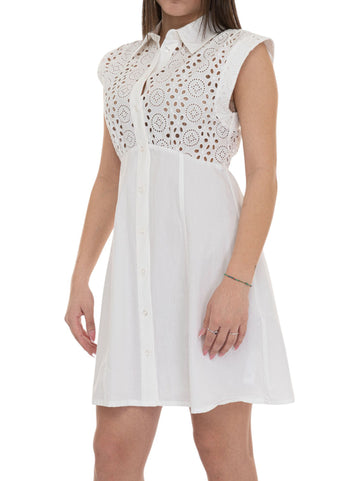 Abito in pizzo Bianco Liu Jo Donna
