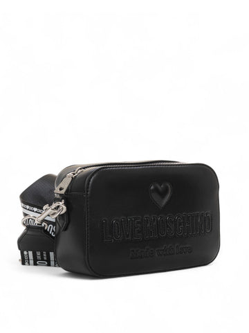 Borsa piccola con tracolla Nero Love Moschino Donna