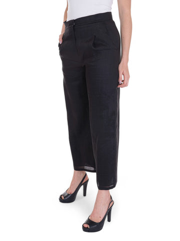 Dazzy Black Soft Trousers Max Mara Studio Women