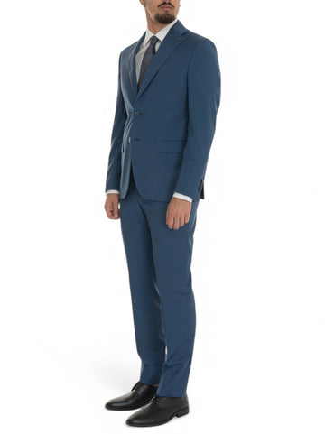 Abito da uomo 2 bottoni Blu denim Paoloni Uomo