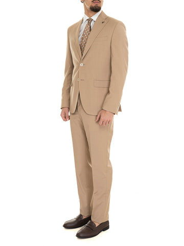 Abito da uomo 2 bottoni Beige Paoloni Uomo