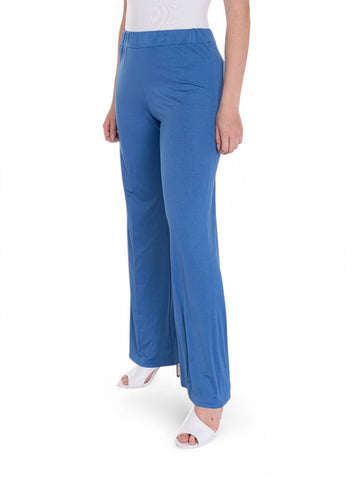 Soft Trousers Light Blue Quality First Women