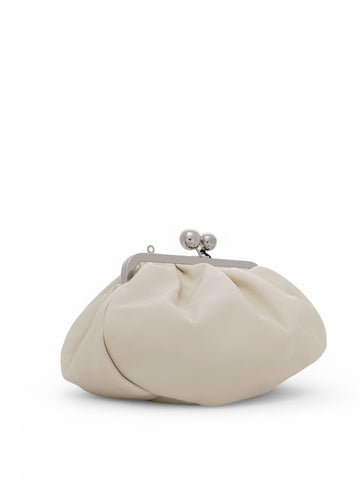 Borsa in pelle morbida Cubico Latte Weekend Max Mara Donna