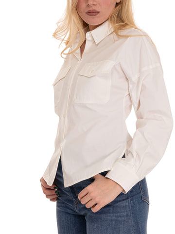 Women's Cotton Shirt Skipper White Weekend Max Mara Donna
