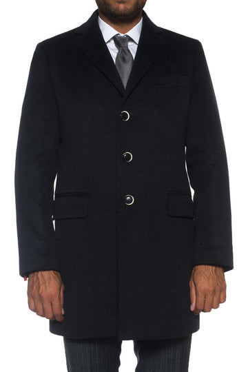Cappotto 3 bottoni Antracite Angelo Nardelli Uomo