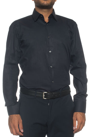 Camicia classica da uomo Blu BOSS Uomo
