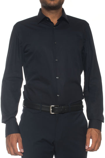 Camicia classica da uomo Blu BOSS Uomo