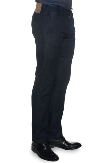 Jeans denim taglio chino Denim scuro Canali Uomo