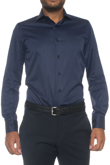 Camicia classica da uomo Blu Carrel Uomo