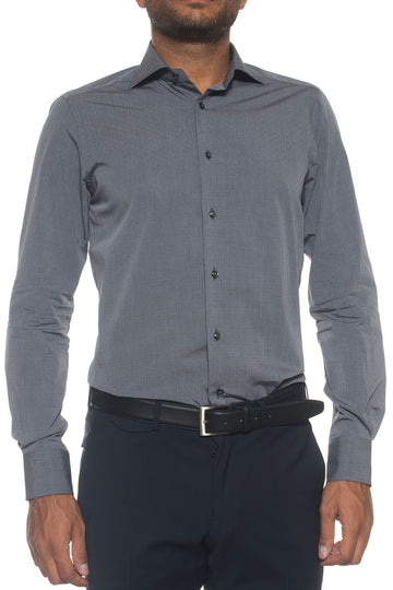Camicia classica da uomo Grigio Carrel Uomo