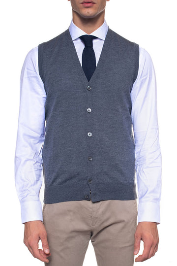 Gilet Grigio Andrea Fenzi Uomo