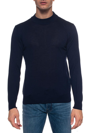 Blue wool sweater Andrea Fenzi Man