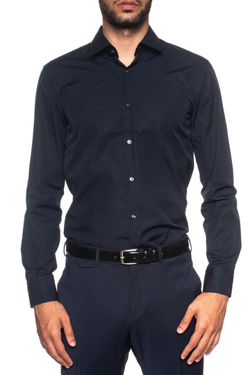 Camicia classica da uomo Jenno Blu BOSS Uomo