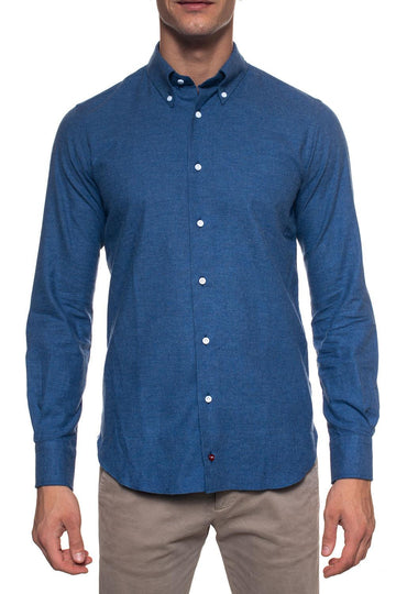 Camicia casual Azzurro Carrel Uomo