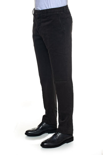 Pantalone modello chino Grigio Kiton Uomo