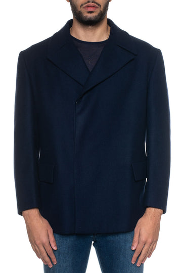 Cappotto doppio-petto Gentile Blu KNT Uomo