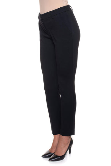 Pantalone a sigaretta Palau Nero Mariella Rosati Donna