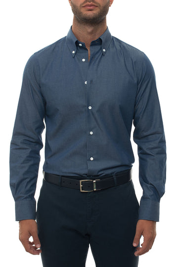Camicia casual Blu medio Carrel Uomo