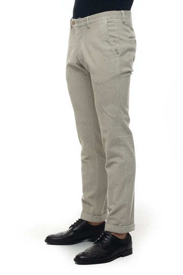 Pantalone modello chino Ghiaccio Filetto Uomo