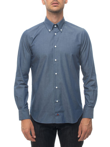 Camicia casual Blu medio Carrel Uomo