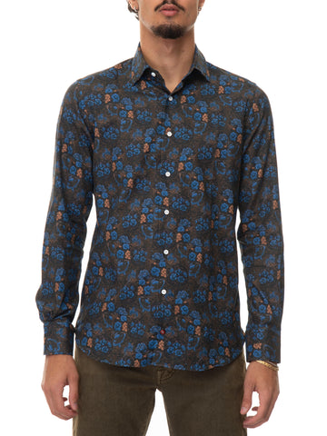 Camicia casual Verde Carrel Uomo