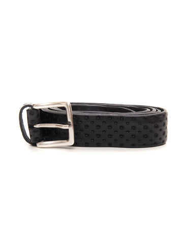 Cintura in pelle Nero The Jack Leathers Uomo