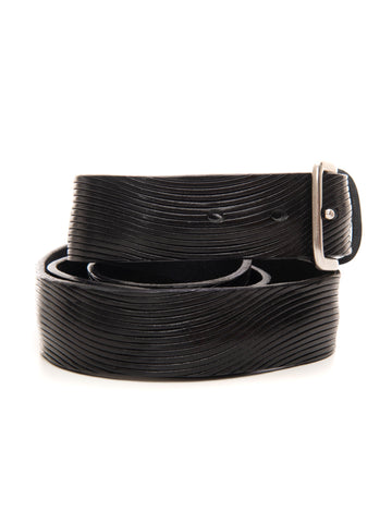 Cintura in pelle Nero The Jack Leathers Uomo