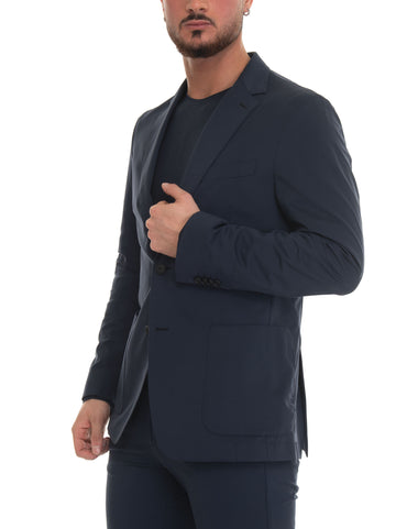 Giacca sfoderata decostruita Blu BOSS Uomo