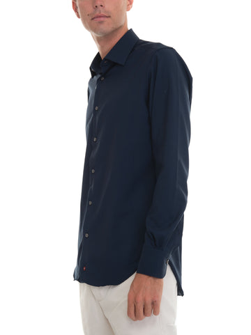 Camicia classica da uomo Blu Carrel Uomo