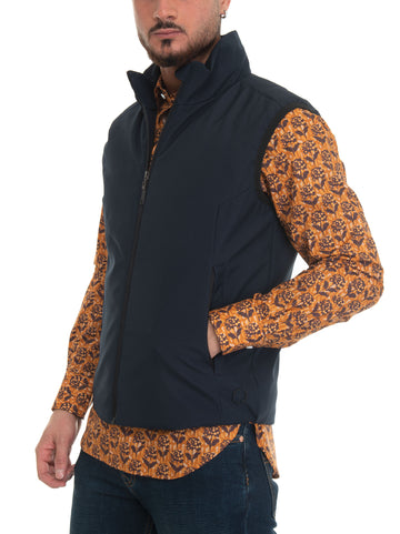 Gilet Blu Double Eight Uomo