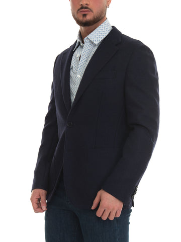 Short jacket 2 buttons Blue Fay Man