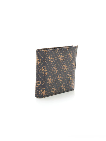 Portafoglio Marrone-ocra Guess Uomo
